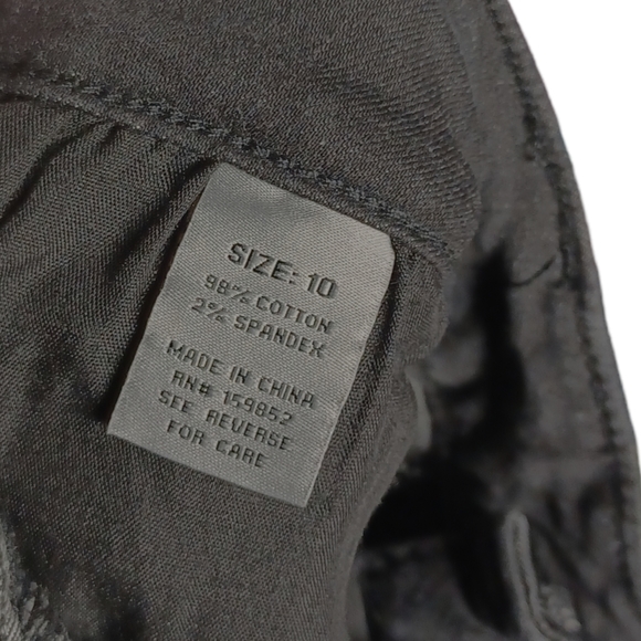 SATIN DOLL Black Manufactured Faded Skinny Slim Jeans 10 (Medium) - Picture 4 of 6